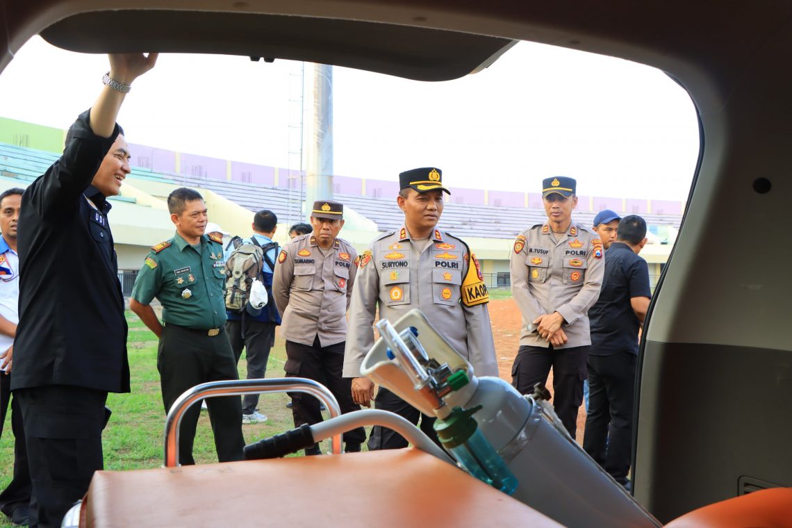Laga Kandang Persela Lamongan di Liga 2, Polisi Siaga Amankan Stadion Tuban Sport Centre 1 Persela Lamongan.