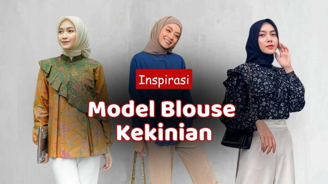 model blouse kekinian