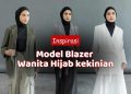 model blazer wanita hijab kekinian