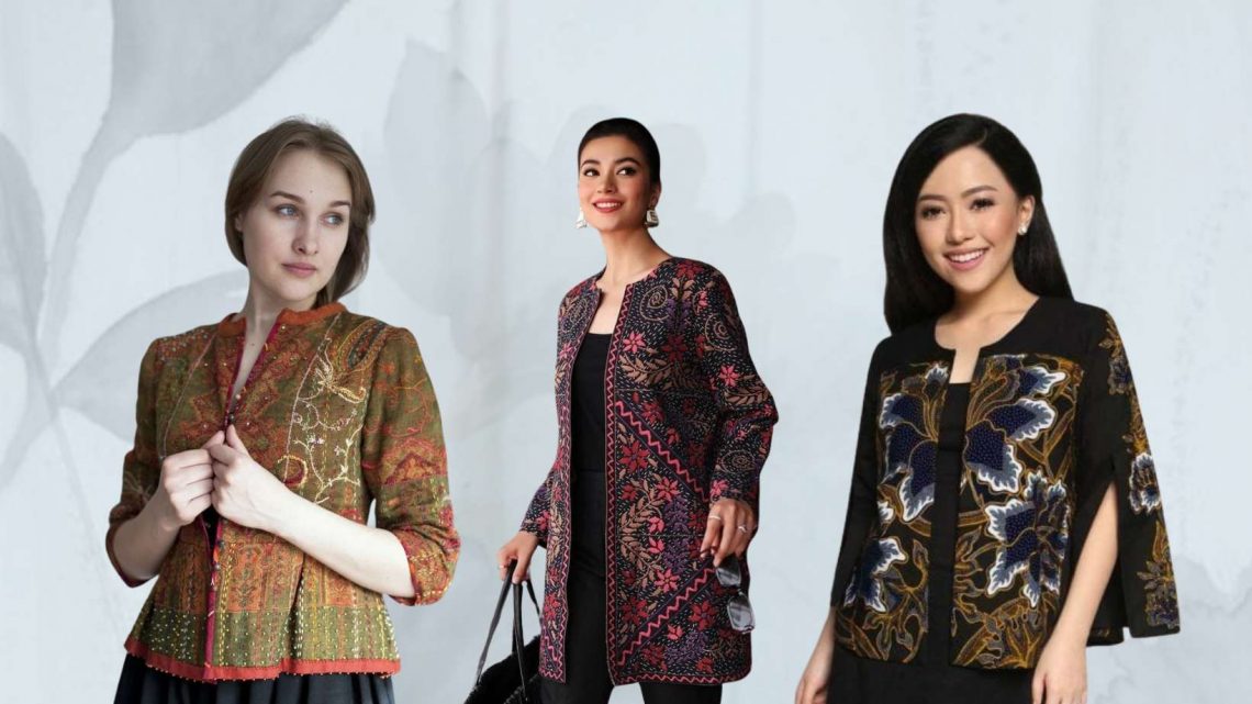 7 Model Blazer Batik Wanita Modern Terbaru, Update Gaya Fashionmu! 1 Model Blazer Batik Wanita Modern terbaru