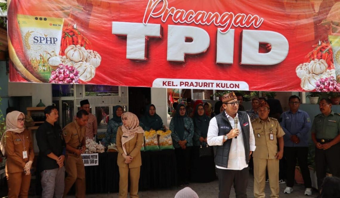 Peresmian Pracangan TPID, Pj Wali Kota Mojokerto Target Inflasi Terkendali 1 Pracangan TPID.