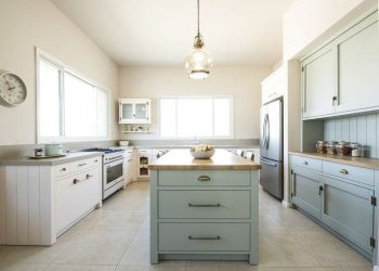 Kitchen set minimalis dapur kecil.