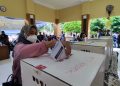 Simulasi pemungutan suara.