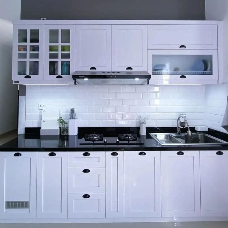 Dapur minimalis modern ukuran kecil tapi cantik 2024.