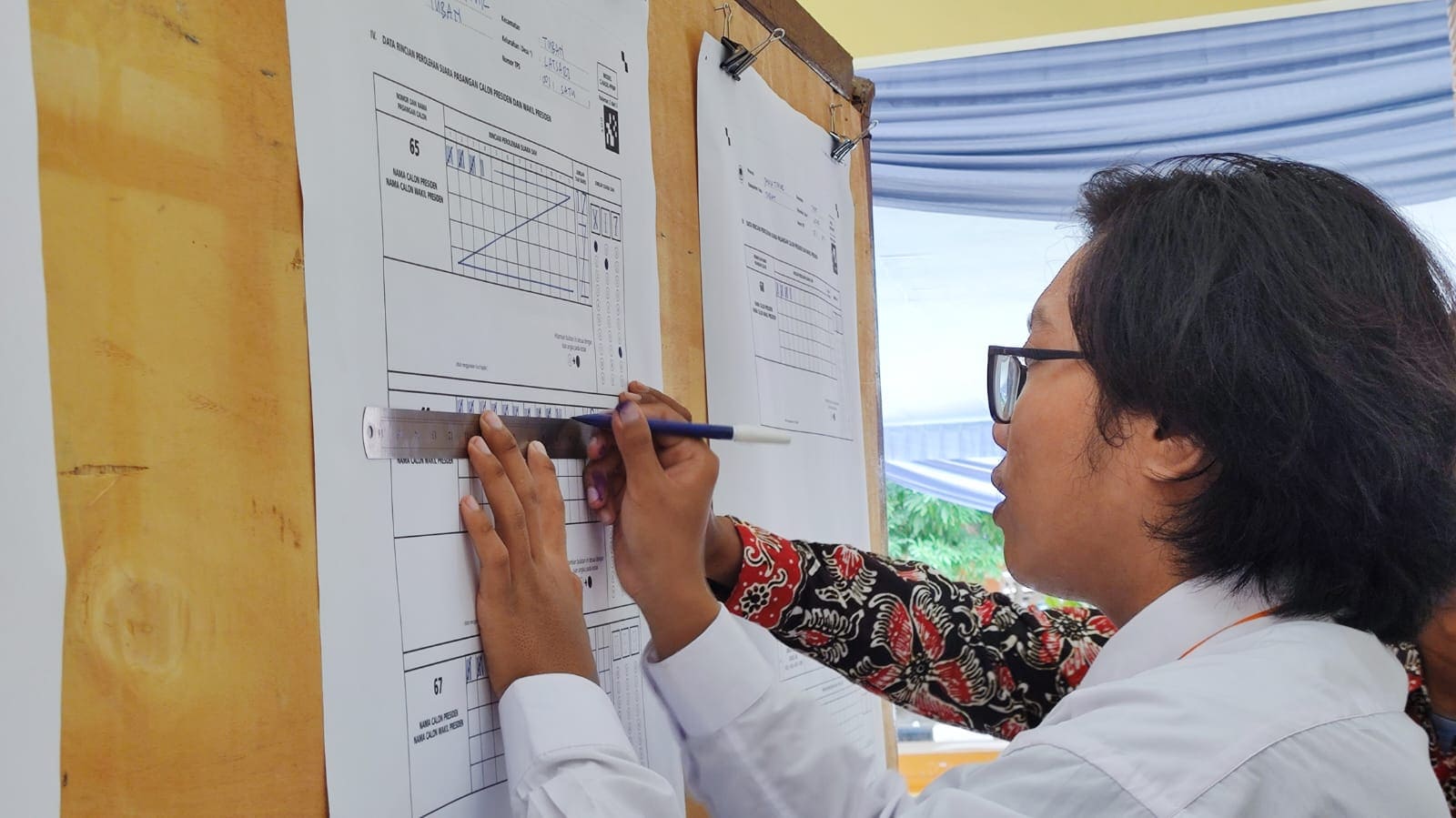 Jelang Pemilu 2024, KPUK Tuban Gelar Simulasi Pemungutan Suara 2 Simulasi pemungutan suara di Tuban.