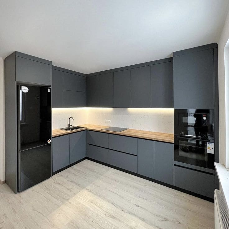 Rekomendasi dapur minimalis modern ukuran kecil terbaru.