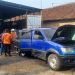 Mobil di Trowulan.