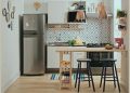 Dapur minimalis modern ukuran kecil tapi cantik.