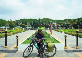Nazar Mahasiswa PPG Unikama, Panji Santosa Ambil Serdik dengan Bersepeda Tasikmalaya-Malang