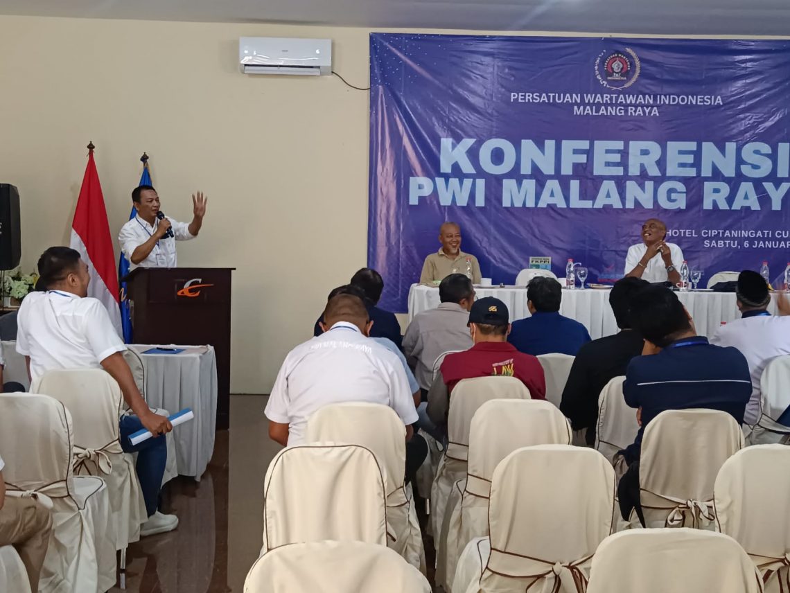 Ir Cahyono terpilih menjadi Ketua PWI Malang Raya periode 2024-2027. Foto: Yona Arianto/Tugu Jatim