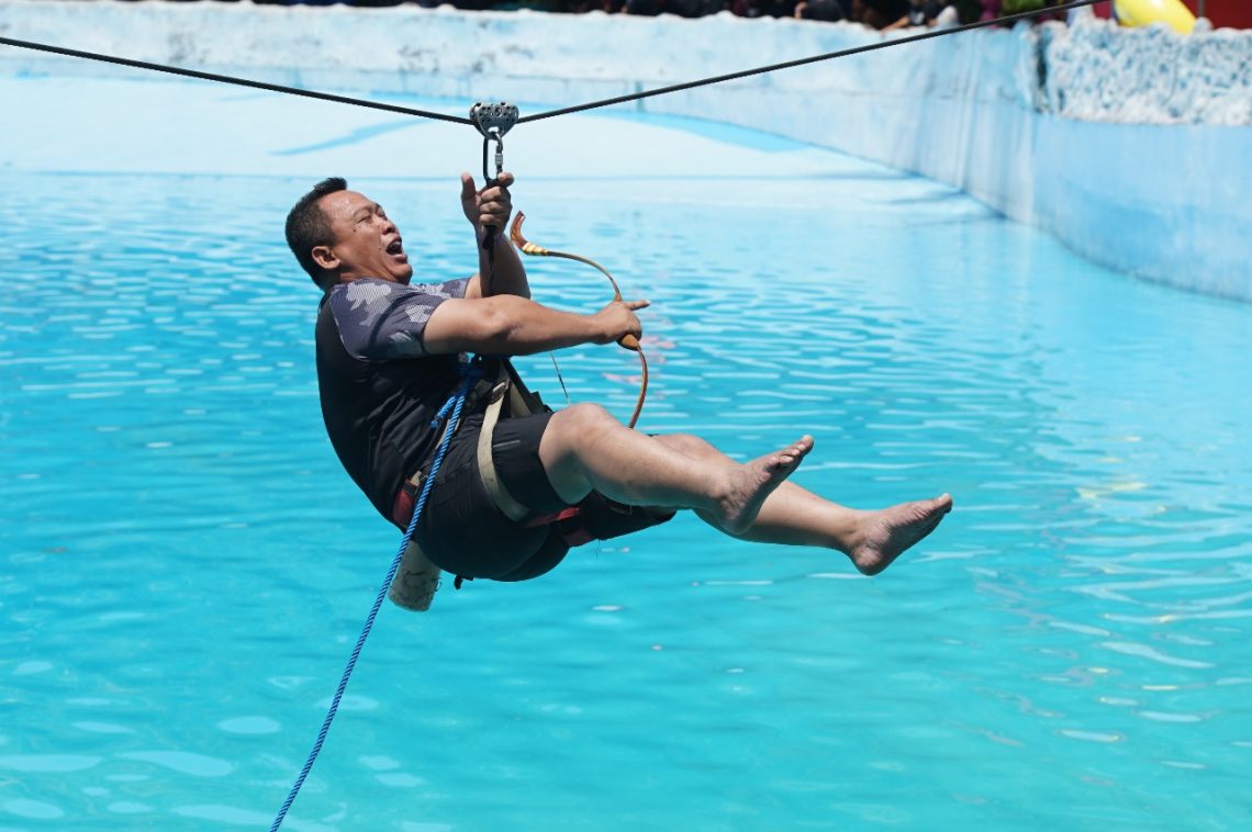 Games Robin Hood di Hawai Waterpark Malang. Foto: dok Hawai Waterpark Malang