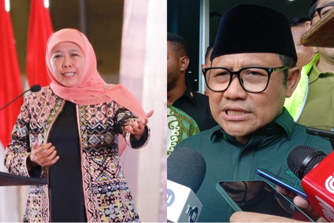 Khofifah dan Cak Imin. Foto: Izzatun Najibah/Tugu Jatim