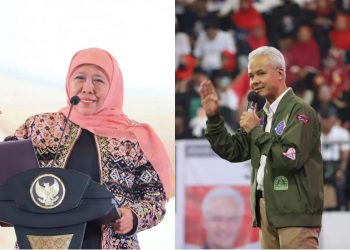 Khofifah Dukung Prabowo, Ganjar Optimistis Menang di Jatim Dibantu Walkot Surabaya