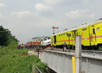 PT KAI Masih Dalami Penyebab Lokomotif KA Pandalungan Anjlok di Sidoarjo