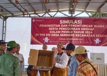 91 Anggota Kelompok Panitia Pemungutan Suara di Tuban Mengundurkan Diri