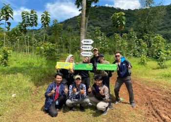 Mahasiswa Institut Pertanian Bogor Inisiasi Sign System di Trek Pendakian Puncak Galau