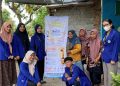 Cegah Stunting, Mahasiswa Universitas Negeri Malang Sebar Media Edukasi di Kediri