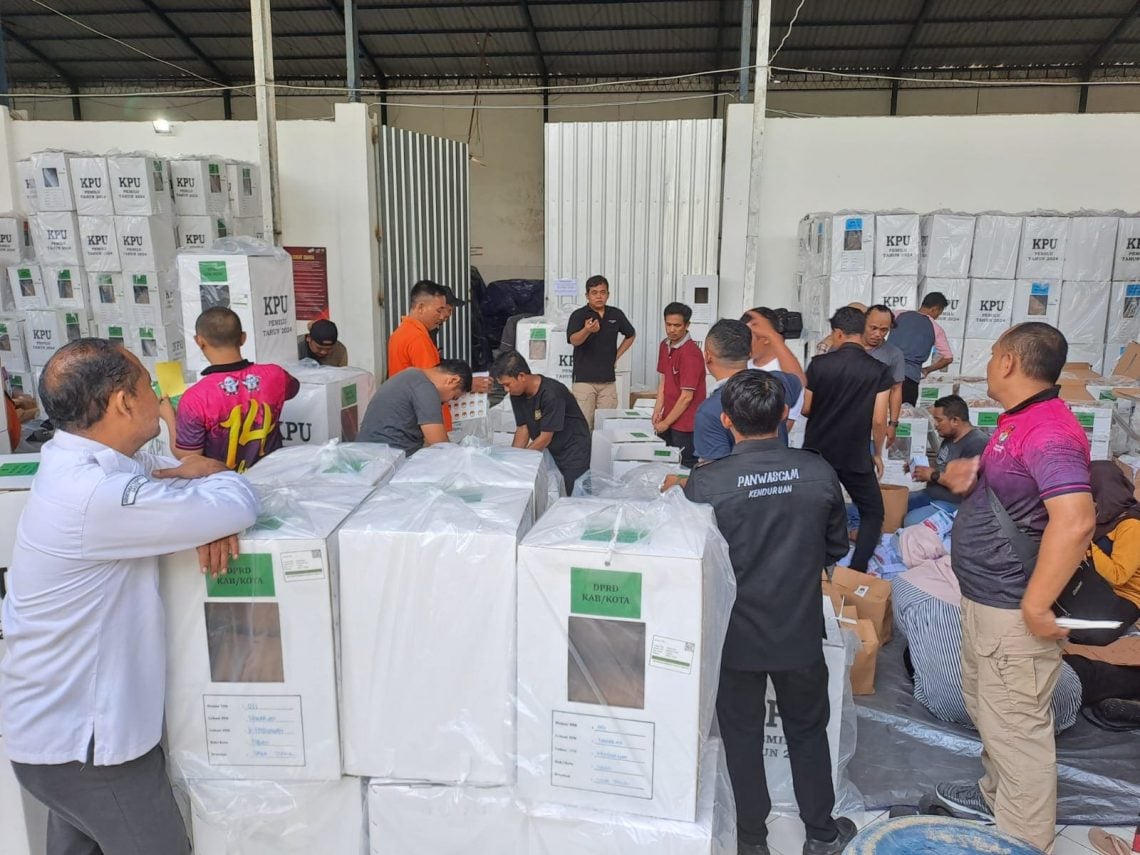 Jelang Pemilu, Logistik Surat Suara di Tuban Kurang hingga 18.871 Lembar 1 Surat suara.