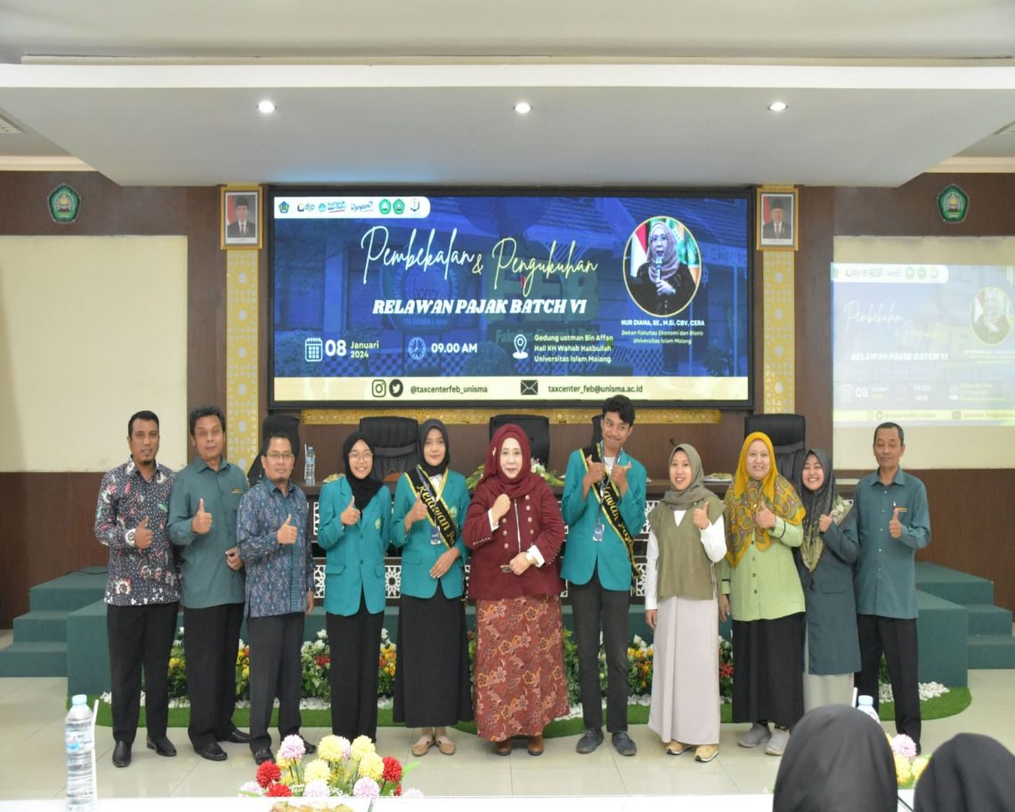 FEB Unisma Kukuhkan Puluhan Relawan Pajak 2024, Kontribusi untuk Negara hingga Asah Meta Skill 1 FEB Unisma.