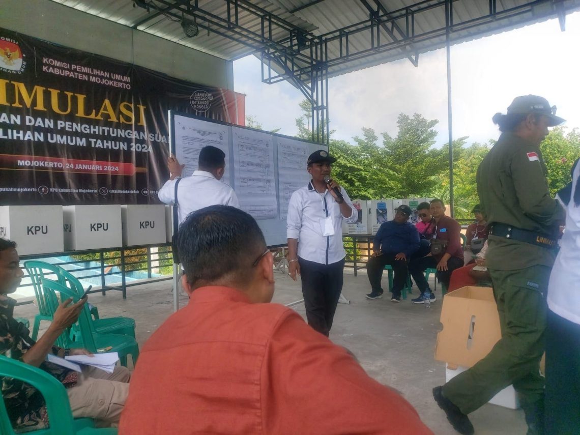KPU Kabupaten Mojokerto.