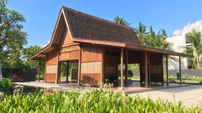 Rumah adat Jawa Timur.