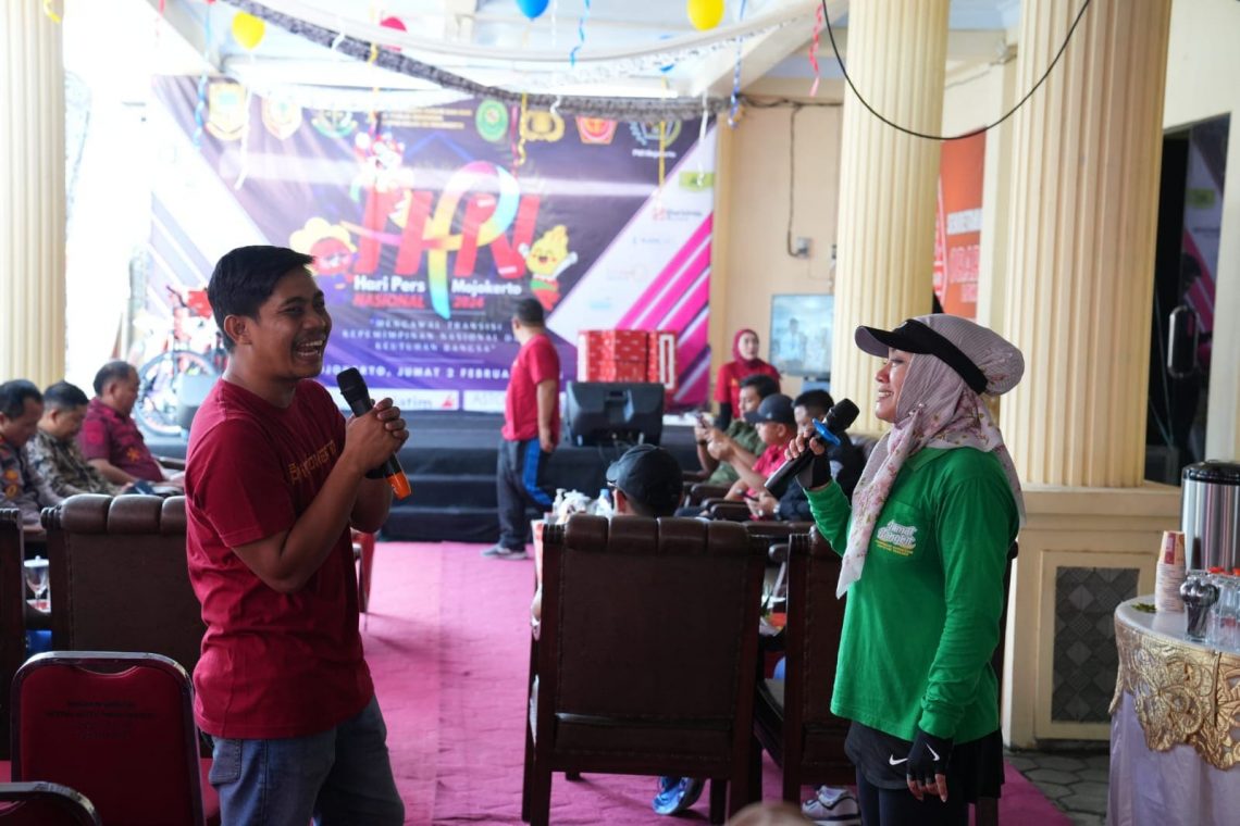 Puncak HPN 2024, Pj Wali Kota hingga Bupati Mojokerto Puji Kinerja Wartawan lewat Pantun 1 HPN 2024.