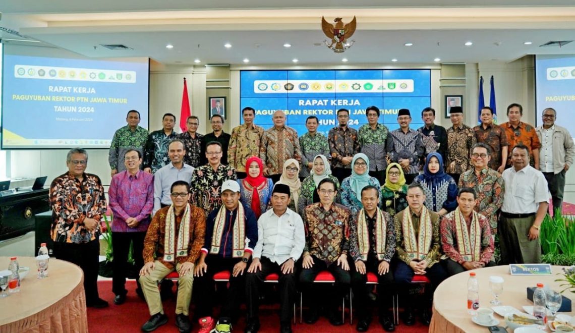 Kampus UM Gelar Pertemuan Rektor PTN Se-Jatim, Kupas Permen UKT hingga Transfer Teknologi 1 Rektor PTN.