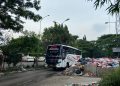 Tumpukan sampah.