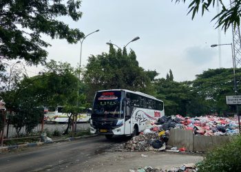 Tumpukan sampah.