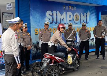 Satlantas Polresta Malang Kota.