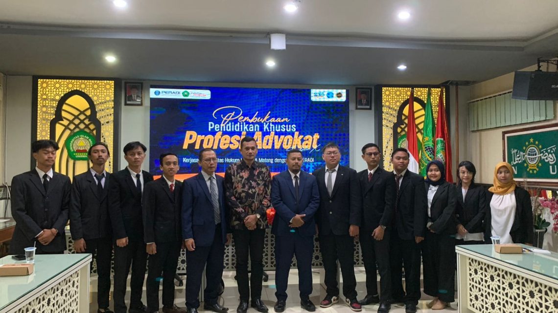 Upgrade Skill, FH Unisma dan Peradi Gelar Pendidikan Profesi Advokat Profesional 1 FH Unisma dan Peradi.