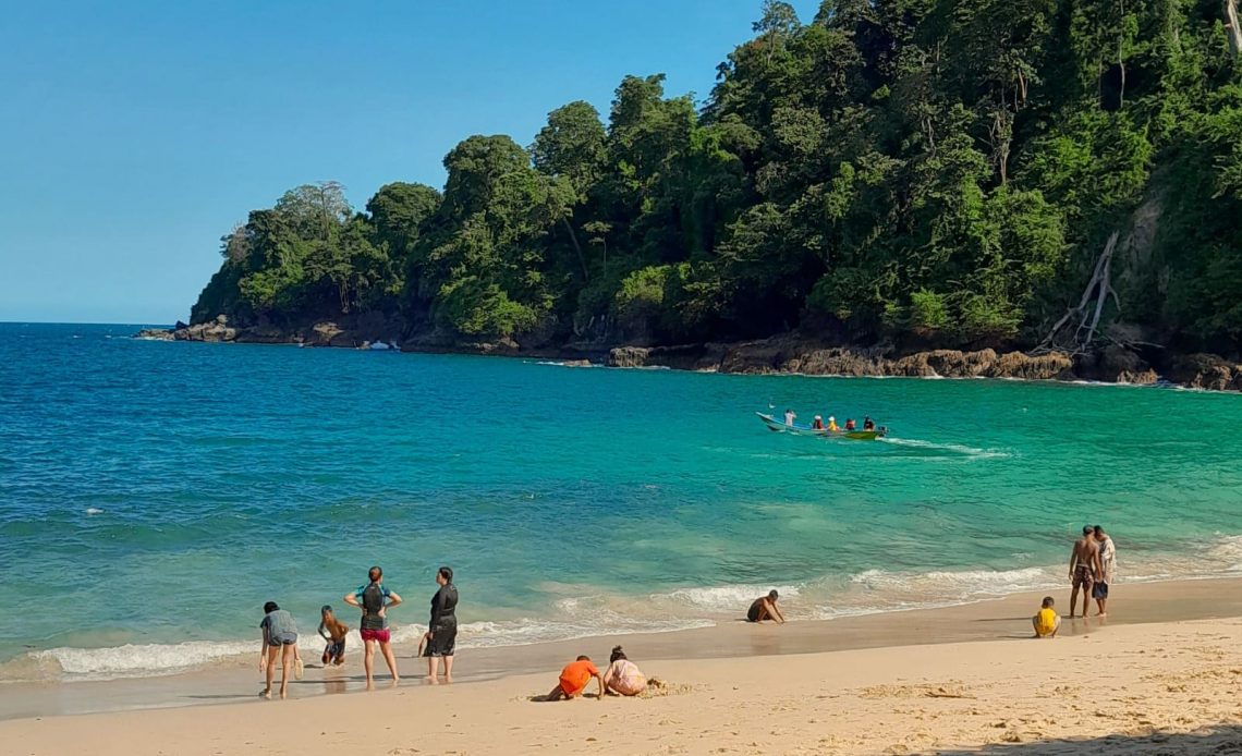 Pesona Pantai Teluk Hijau Hidden Gem di Banyuwangi: Medan Menantang dan View Memukau Bikin Sulit Dilupakan Pengunjung 1 Pantai Teluk Hijau.