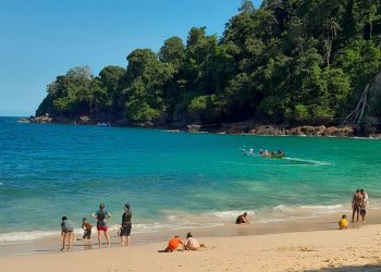 Pesona Pantai Teluk Hijau Hidden Gem di Banyuwangi: Medan Menantang dan View Memukau Bikin Sulit Dilupakan Pengunjung 1 Pantai Teluk Hijau.