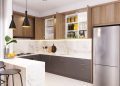 Model dapur cantik dan elegan.