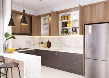 6 Model Dapur Cantik dan Elegan Favorit Mama Muda, Perabot Serba Modern nan Mewah 5 Model dapur cantik dan elegan.