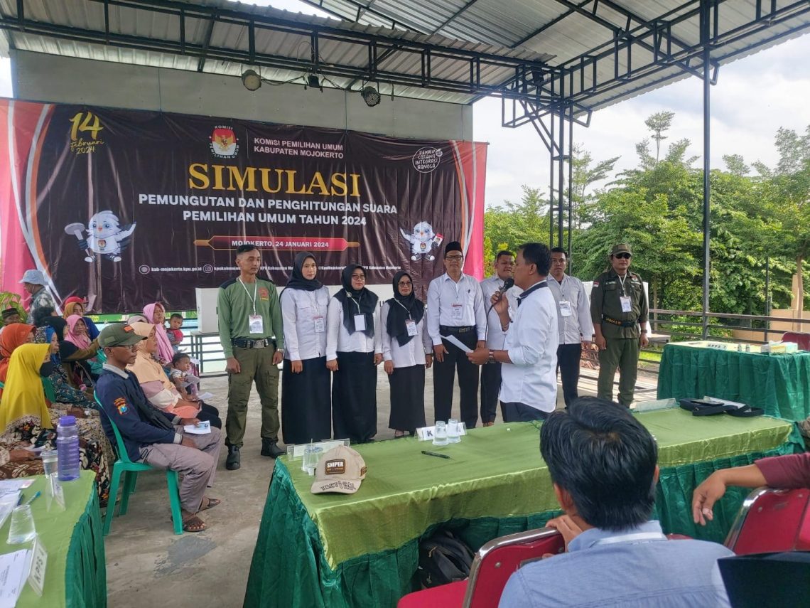 KPU Kabupaten Mojokerto.