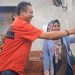 Pasca Minta Maaf, Caleg Rahmat Santoso Empati Elus Kepala Anak Korban APK Roboh di Tuban 9 APK roboh.