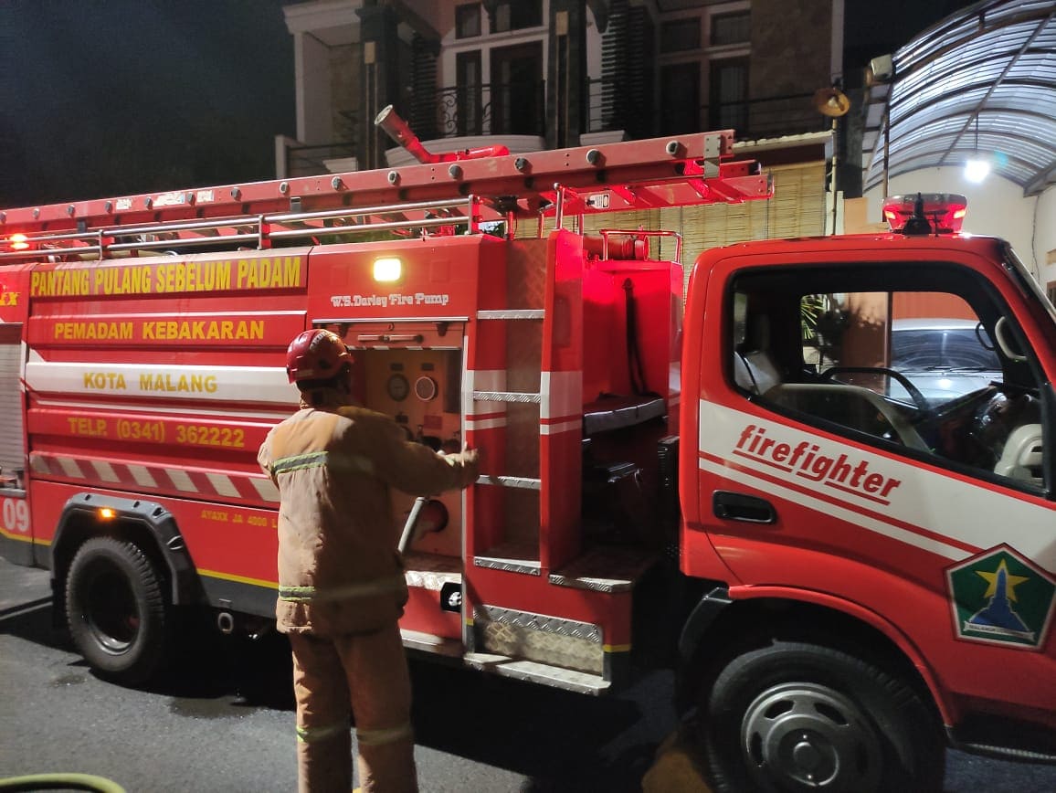 Kamar warga Sukun terbakar.
