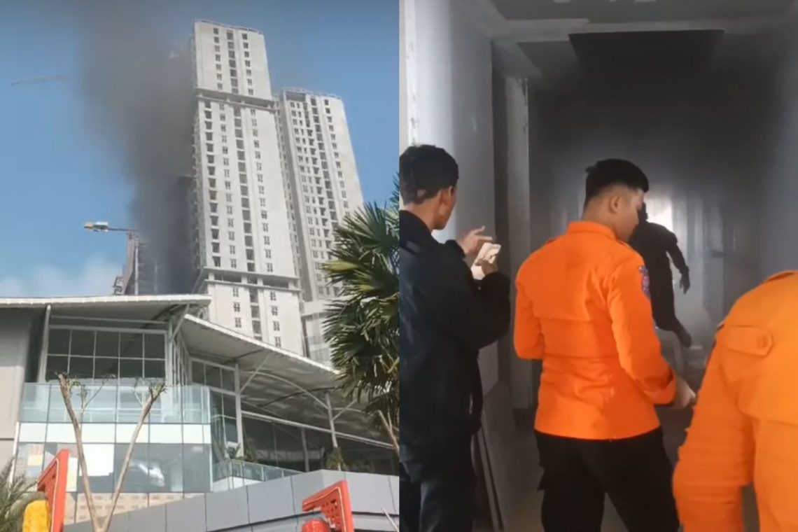 Gedung Apartemen Pakuwon City Surabaya Yang Terbakar Tidak Berpenghuni 1 Apartemen Pakuwon City Surabaya