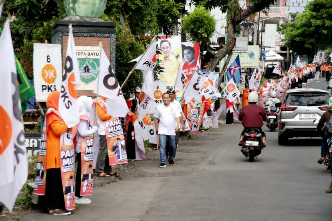 flashmob dan senam massal PKS
