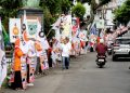 flashmob dan senam massal PKS