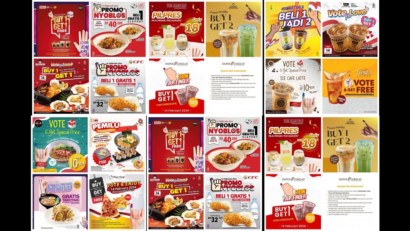 Kuliner Promo Pemilu 2024.