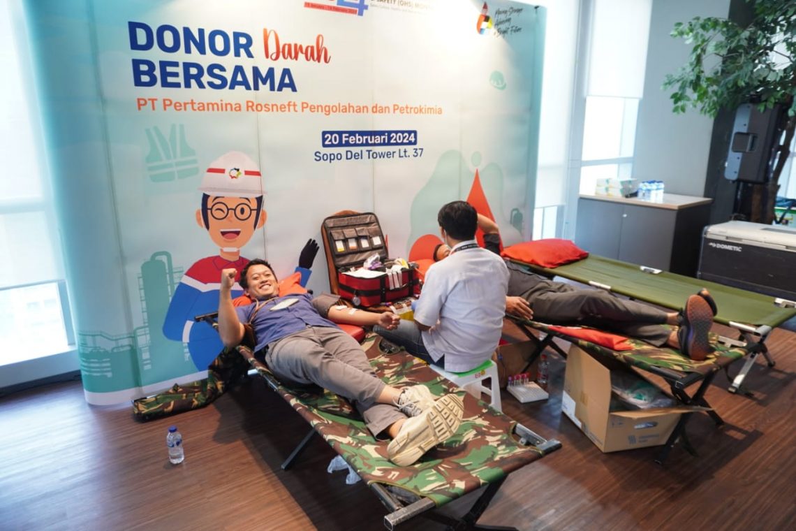 PRPP Gelar Donor Darah Peringatan Bulan K3 Nasional 5 PRPP