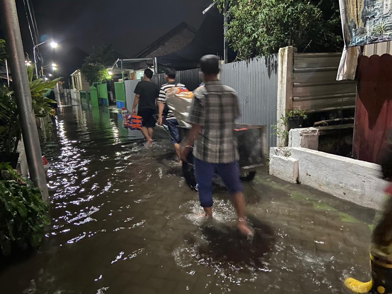 kondisi banjir di waru sidoarjo