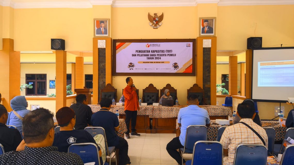 pelatihan saksi serentak bawaslu tuban