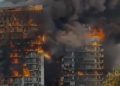 kebakaran apartemen di valencia