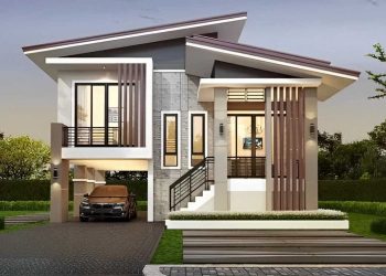 Desain rumah 2 lantai dan biaya.