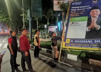 Tim Sukses Peserta Pemilu di Tuban Diminta Bongkar APK Masing-Masing