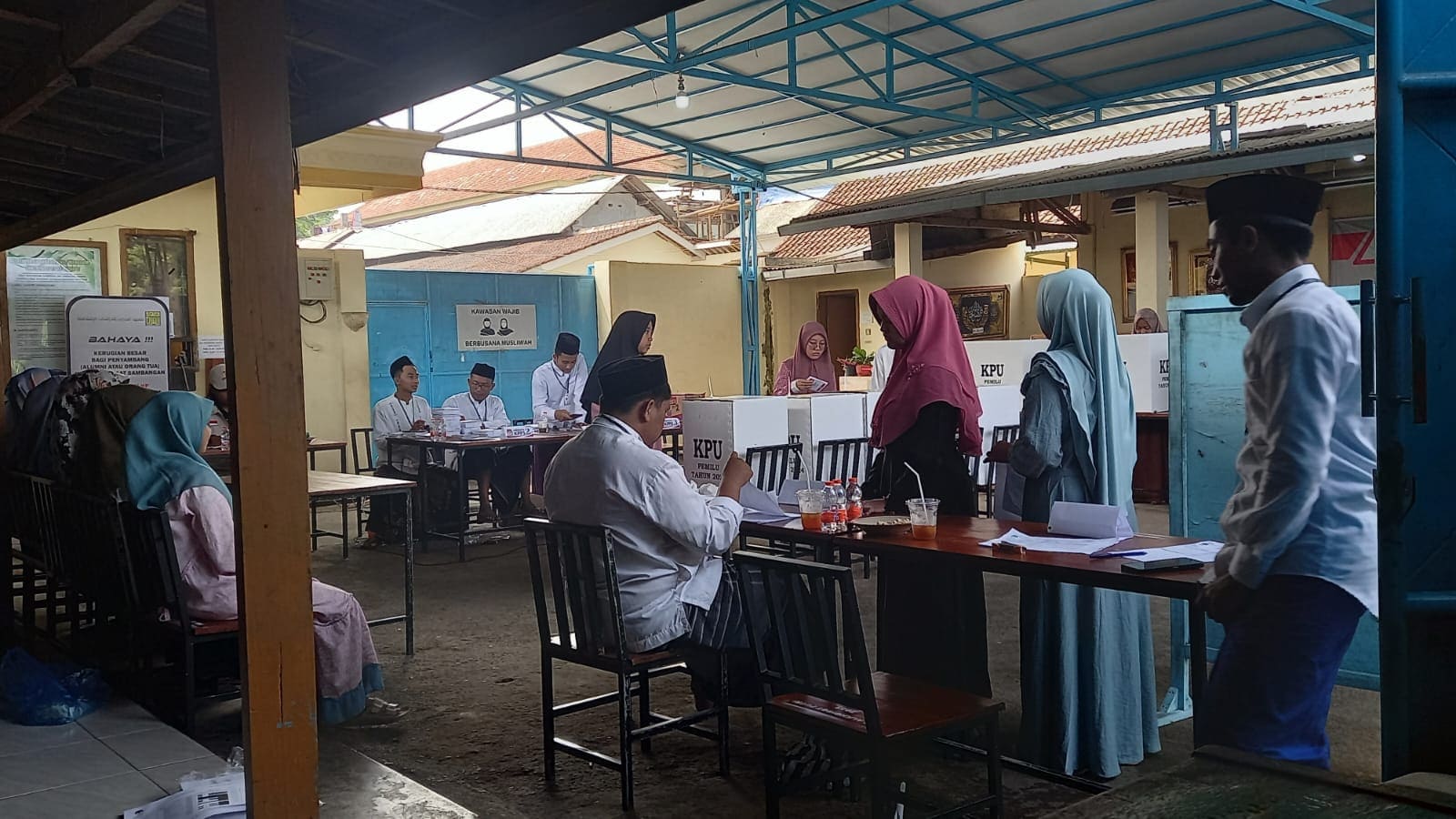 TPS lokus di Ponpes Al-Khoirot.