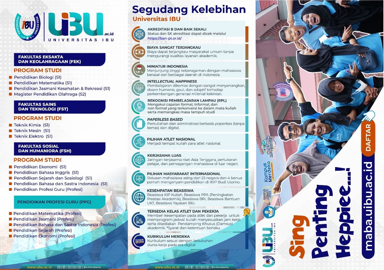 Daftar di Universitas IBU.